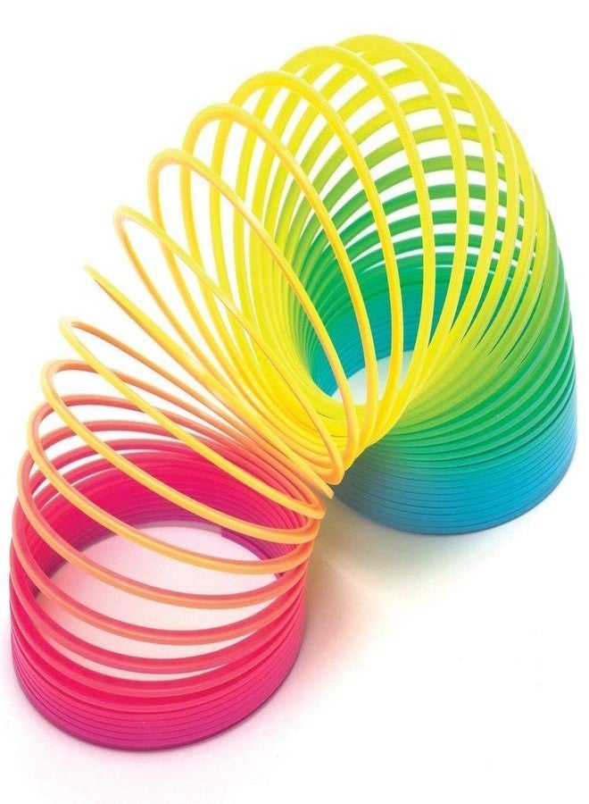 Shivsoft Magic Spring Rainbow Bouncy Expandable Slinky Toys (Multicolor)- Pack Of 2, Kid - Image 2